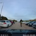 Высокопоставленный полицейский бранился с водителем, не выбирая выражений