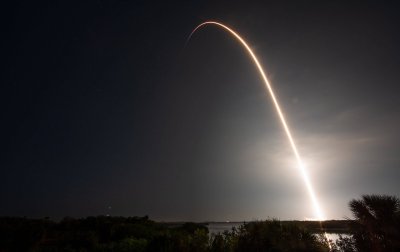 Į TKS atvyko keturi nauji įgulos nariai. EPA/ELTA/Scanpix nuotr.