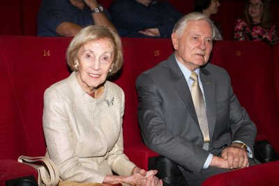 Alma Adamkienė ir Valdas Adamkus