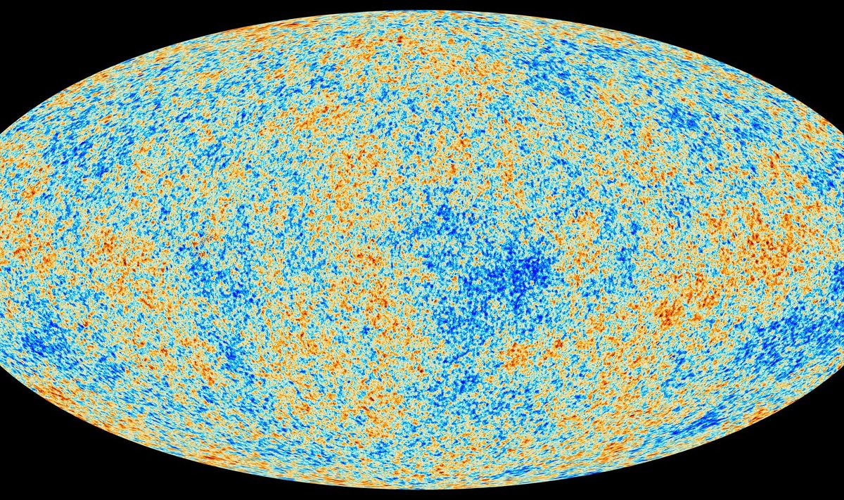 Visatos mikrobangų žemėlapis