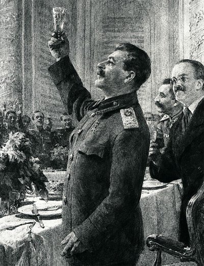 Remiantis liudininkų pasakojimais, Stalinas dažnai siūlydavo svečiams išgerti, bet pats išlaikydavo blaivų protą.