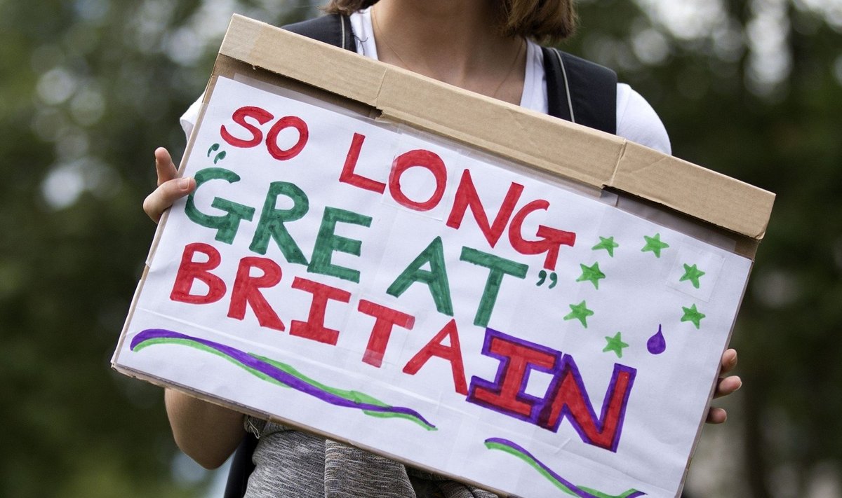 Protestai Londone prieš referendumo rezultatus