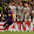 Neįtikėtinas Messi šūvis į „Liverpool“ vartus – sirgalių išrinktas gražiausiu įvarčiu