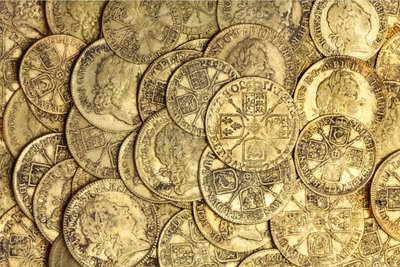 Aukso monetos, aptiktos Anglijoje. Spink & Son nuotr.