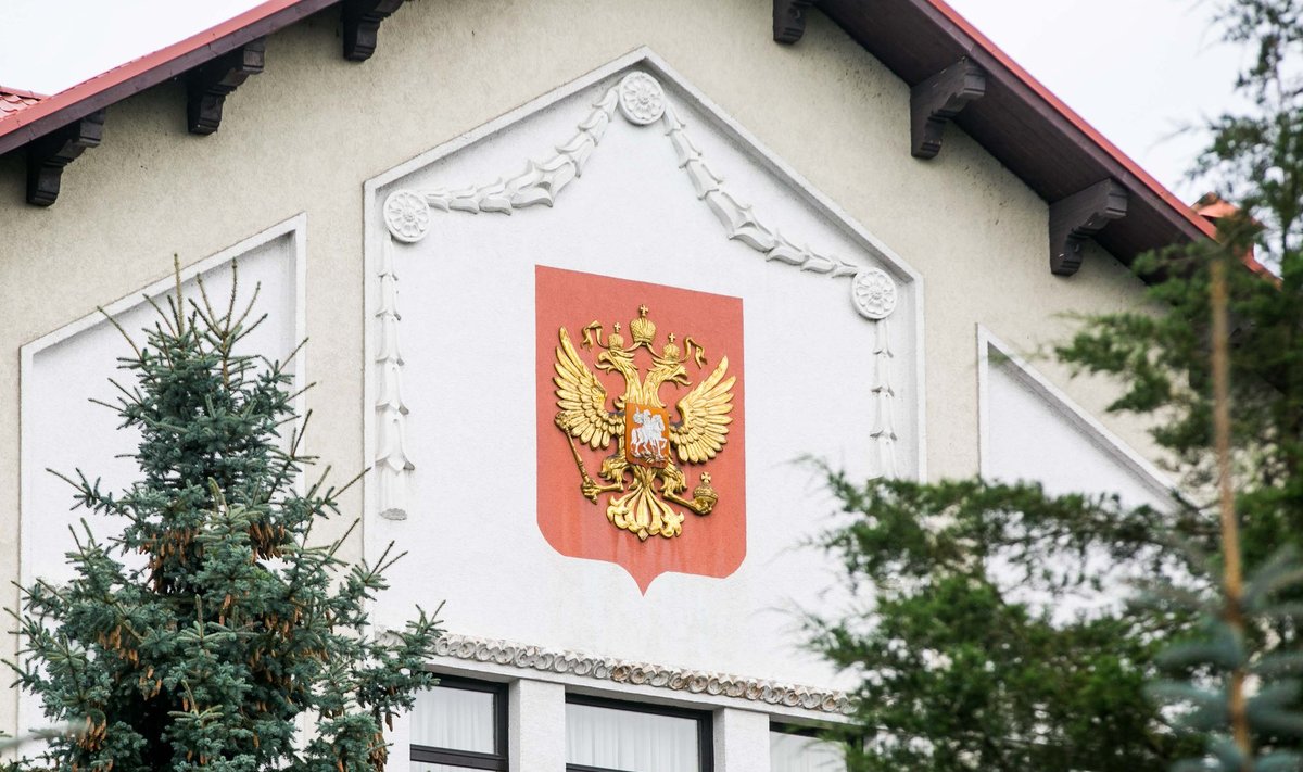 Russia's Federation Embassy in Vilnius