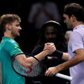 Siurprizas finaliniame ATP turnyre: Goffinas pusfinalyje eliminavo Federerį