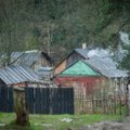 Vilniaus romų tabore pradedami griauti nelegalūs pastatai