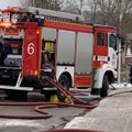 Didelis gaisras Kauno rajone – liepsnoja gyvenamasis namas
