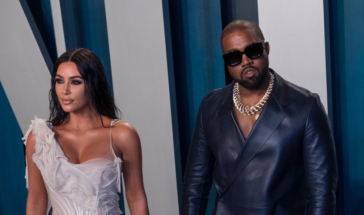 Kim Kardashian ir Kanye West 