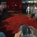Olandai dėl Rusijos boikoto surengė pomidorų mūšį