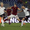 Italijos futbolo čempionate „Roma“ klubas pavijo lyderę „Juventus“ ekipą