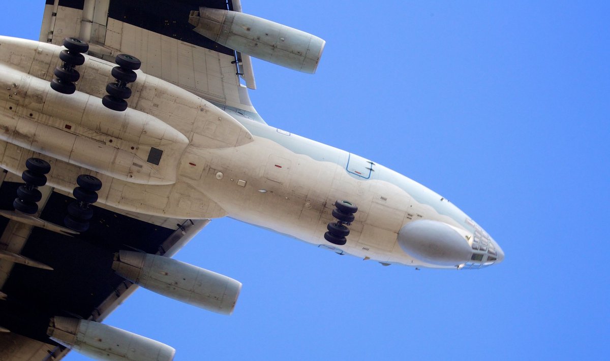 Russian IL-76 military transport aircraft