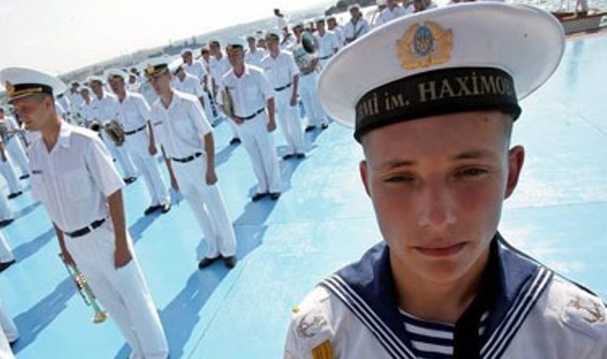 Ukrainietis jūreivis Sevastopolyje.