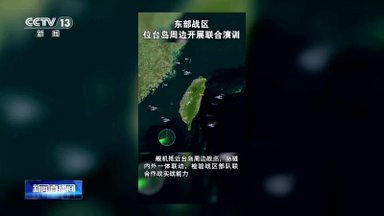 Kinijos valstybinė televizija parodė Taivano puolimo animacinę simuliaciją