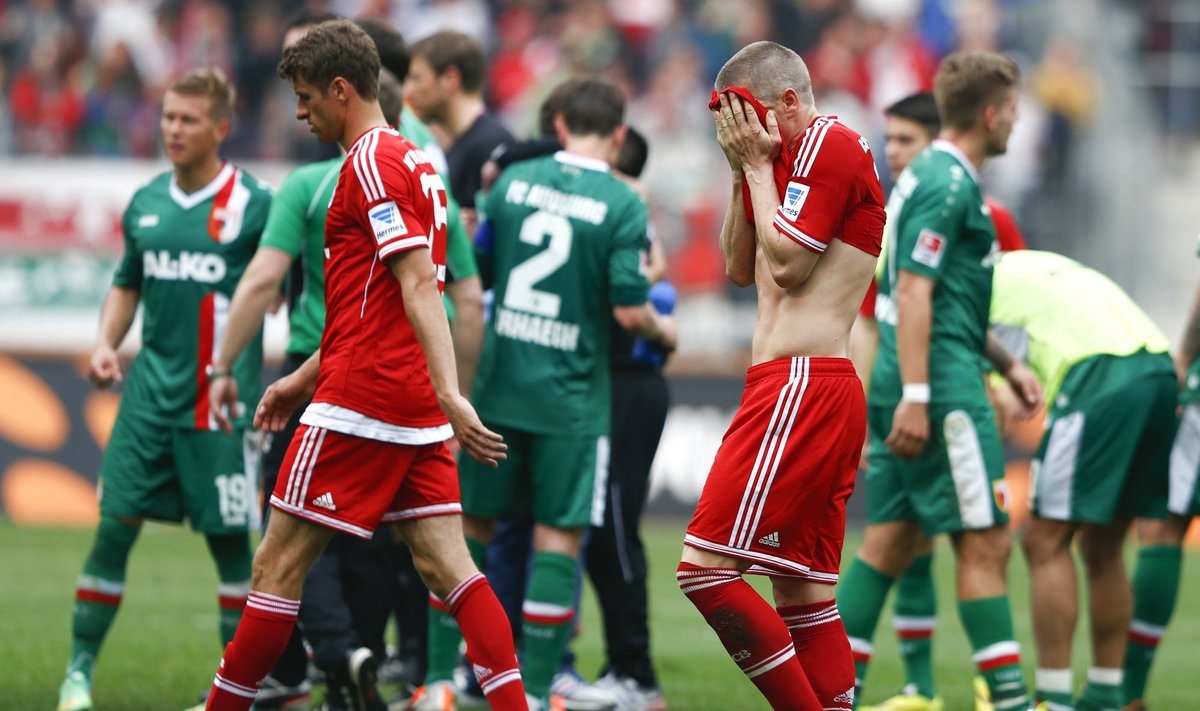 Bastianas Schweinsteigeris negali patikėti pralaimėjimu