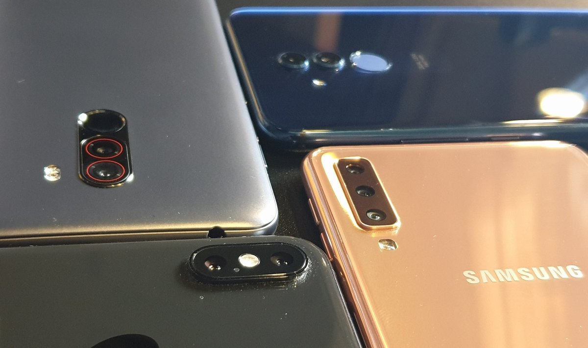 Huawei Mate 20 Lite, Samsung Galaxy A7 2018, Xiaomi Pocophone F1, iPhone Xs