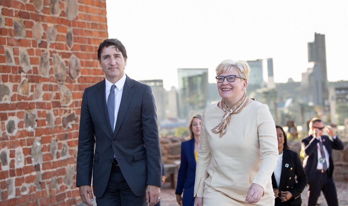 Kanados premjeras Justinas Trudeau, Ministrė Pirmininkė Ingrida Šimonytė