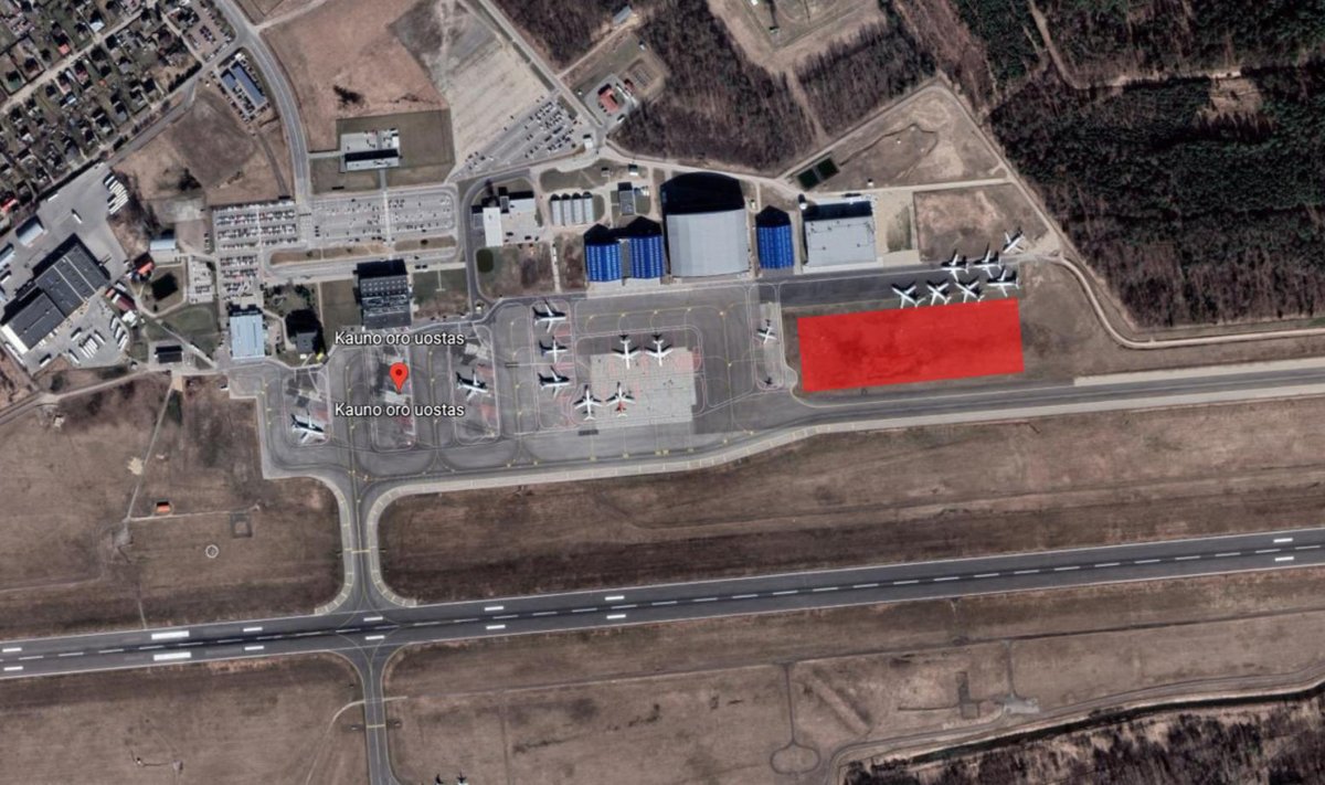 Kauno oro uoste laukia didelės apimties perono plėtra