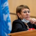 JT žmogaus teisių komisarė Bachelet pranešė nesieksianti antros kadencijos šiame poste