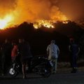 Iš jachtos paleisti fejerverkai sukėlė gaisrą Graikijos Hidros saloje