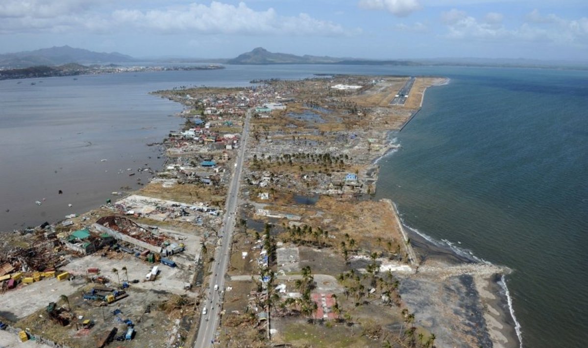 Po taifūno Haiyan daugelis akcentavo, kad tokios gamtos stichijos - vienas iš klimato kaitos padarinių 