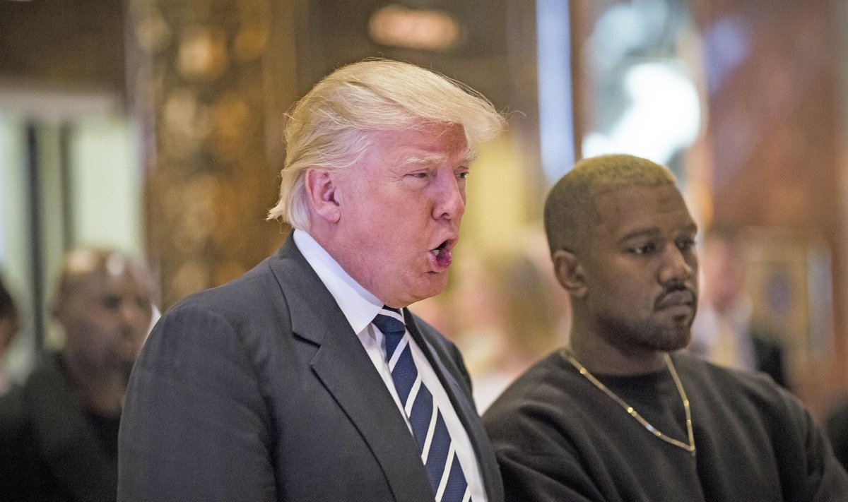 Kanye Westas ir Donaldas Trumpas