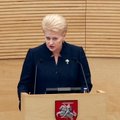 D. Grybauskaitė stipriai kirto politikams