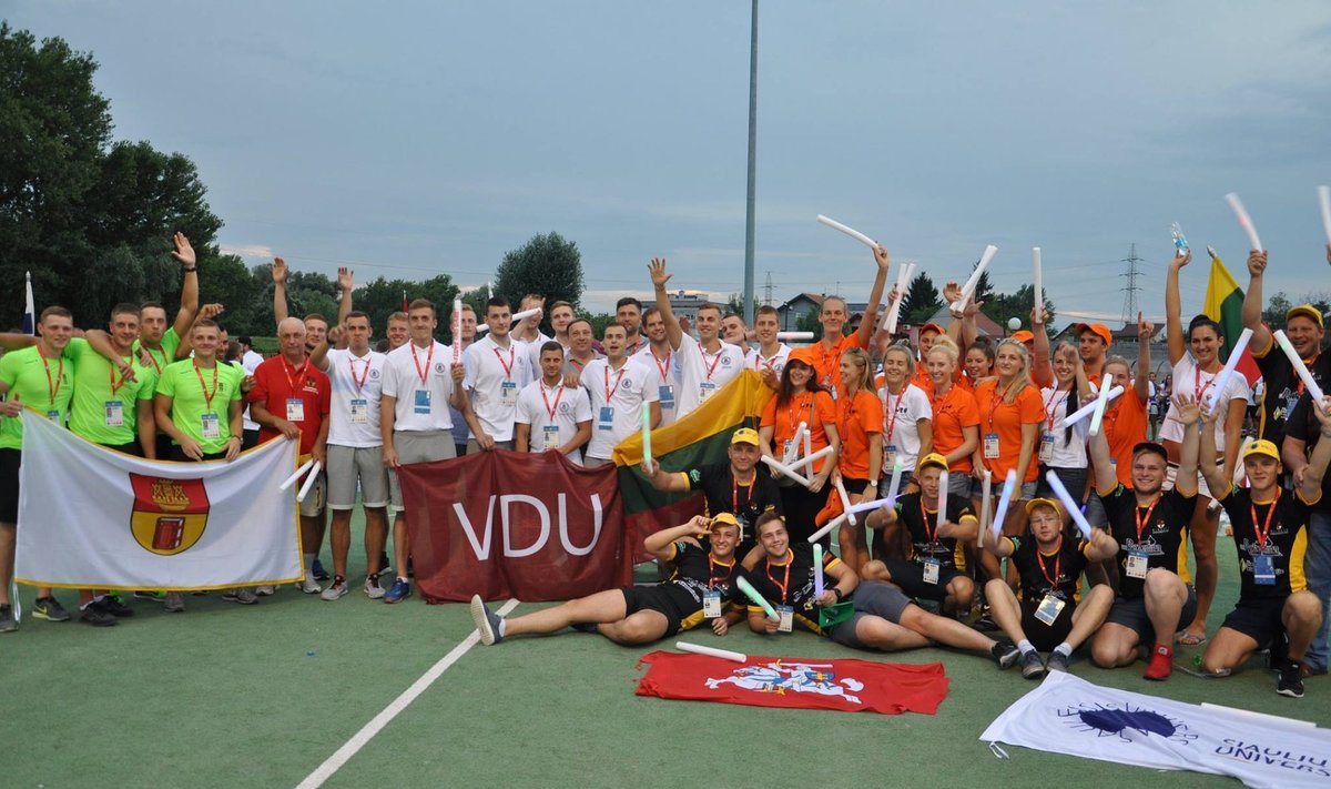 Lietuvos studentai sportininkai žaidynėse Kroatijoje