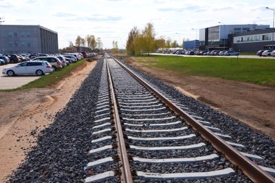 Vitalio Lebedžio nuotrauka, geležinkelio vėžė į LEZ ir Pramoninį parką