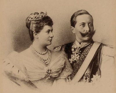 Vokietijos princas Wilhelmas su žmona