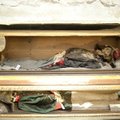 Palermo mumijos – dvejus metus džiovintos, nupraustos actu ir aprengtos rūbais