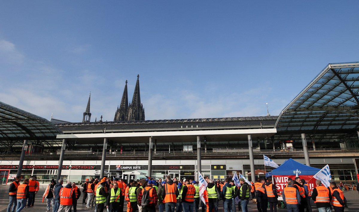 Transporto darbuotojų streikas Vokietijoje