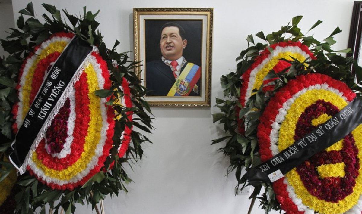 Atsisveikinimas su Hugo Chavezu