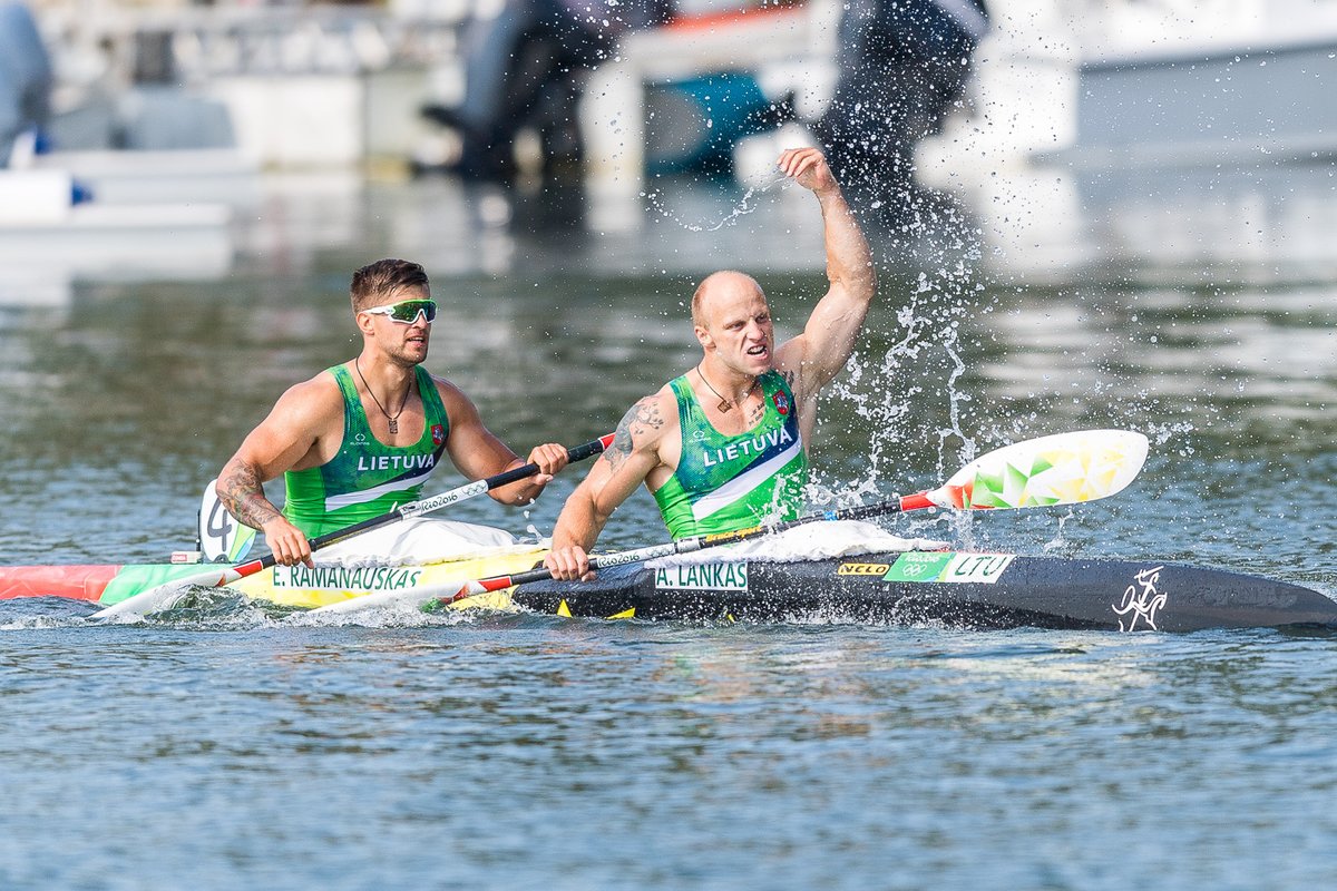 Tre vittorie lituane nelle gare di kayak e canoa in Italia
