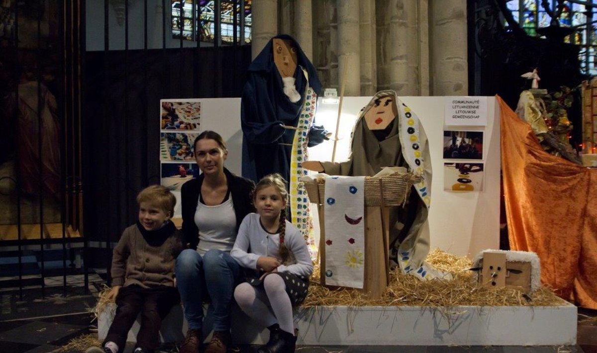 Lithuanian Nativity scene in Brussels