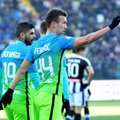 Italijos čempionate „Inter“ klubas šventė pergalę Udinėje