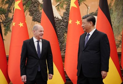 Olafas Scholzas, Xi Jinpingas