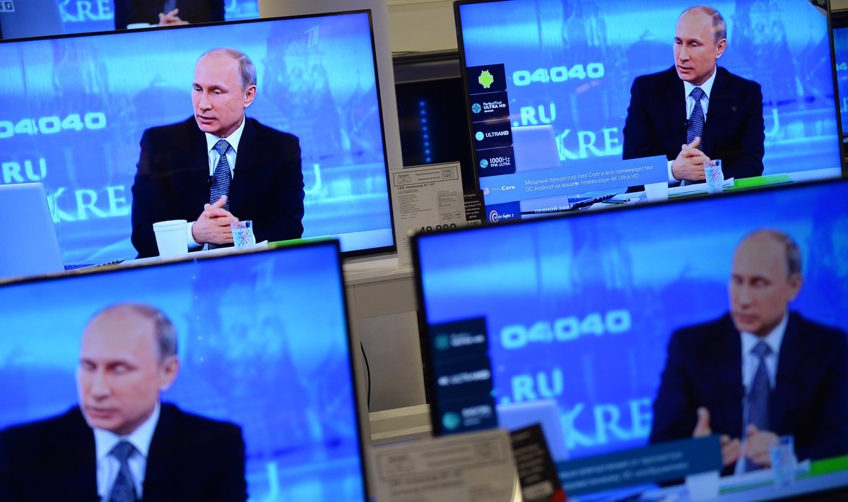 Vladimir Putin on TV
