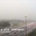 Toronte siuatėjusi audra - „timelapse“ filmuke