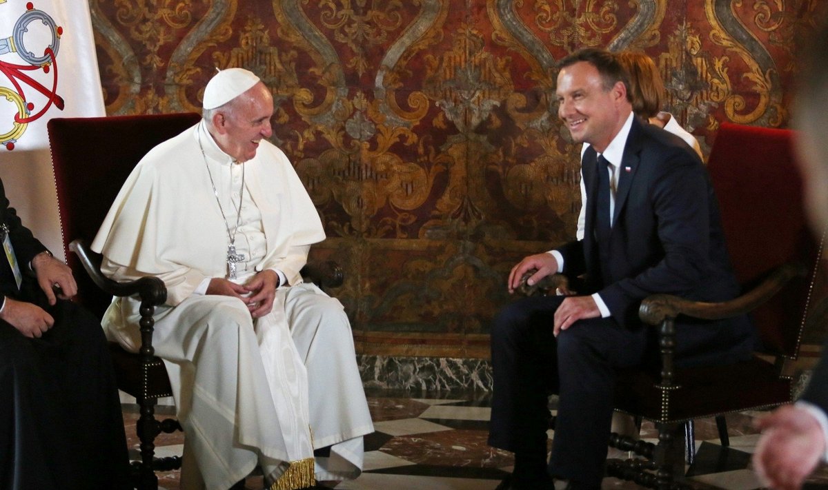 Popiežius Pranciškus lankosi Lenkijoje
