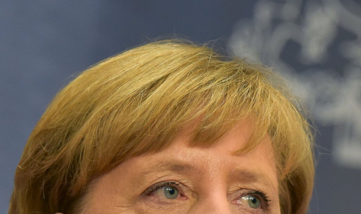 Angela Merkel lankosi Latvijoje