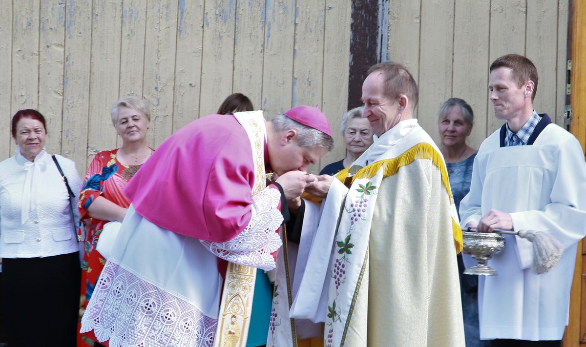 Vidmantas Kareckas ir Panevėžio vyskupas