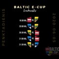 Pirmasis virtualus Baltijos šalių futbolo taurės turnyras Baltic e-cup