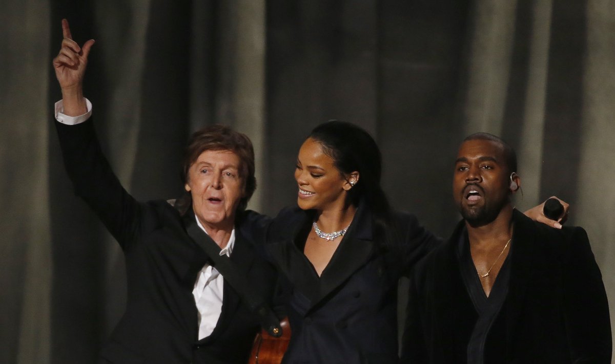 Paulas McCartney, Rihanna ir Kanye Westas