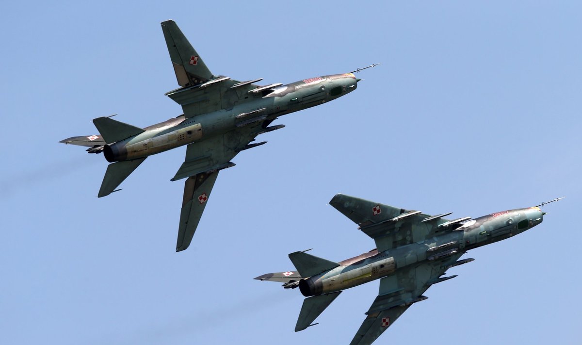 Su-22 naikintuvai