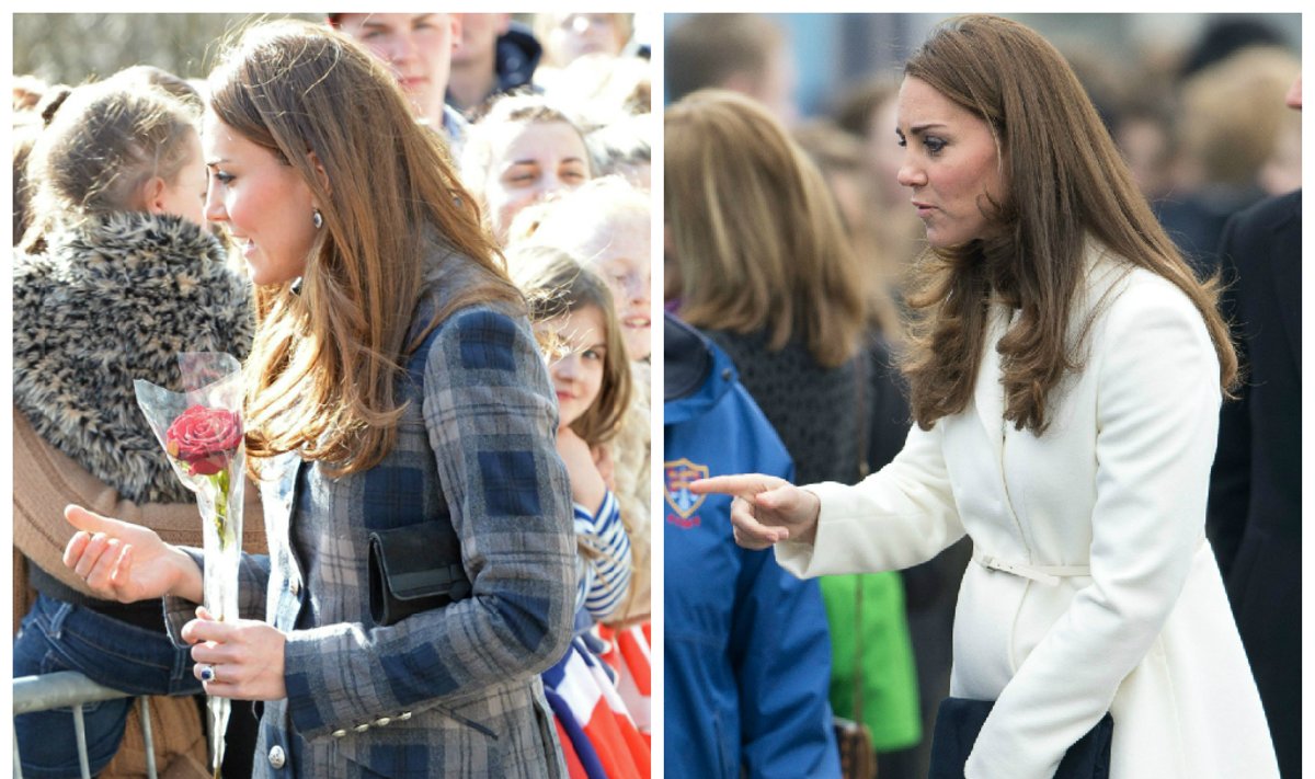 Kaip atrodo pirmojo ir antrojo kūdikio šeštą mėnesį besilaukianti Kate Middleton
