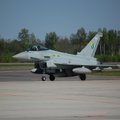 Budintys NATO naikintuvai Šiauliuose: britų „Typhoon” ir lenkų MiG iš arti