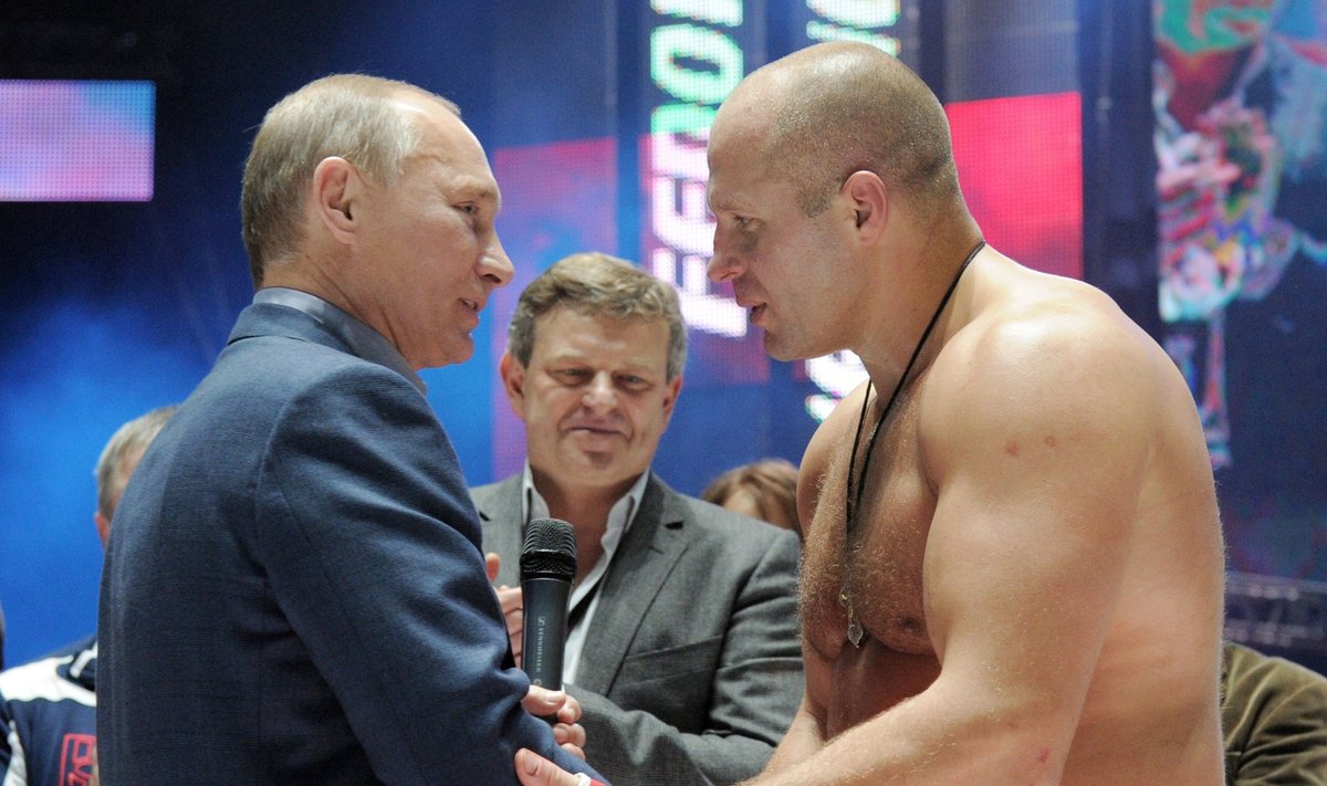 Vladimiras Putinas ir Fiodoras Jemeljanenka