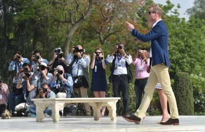 Princas Williamas ir Kate Middleton Indijoje