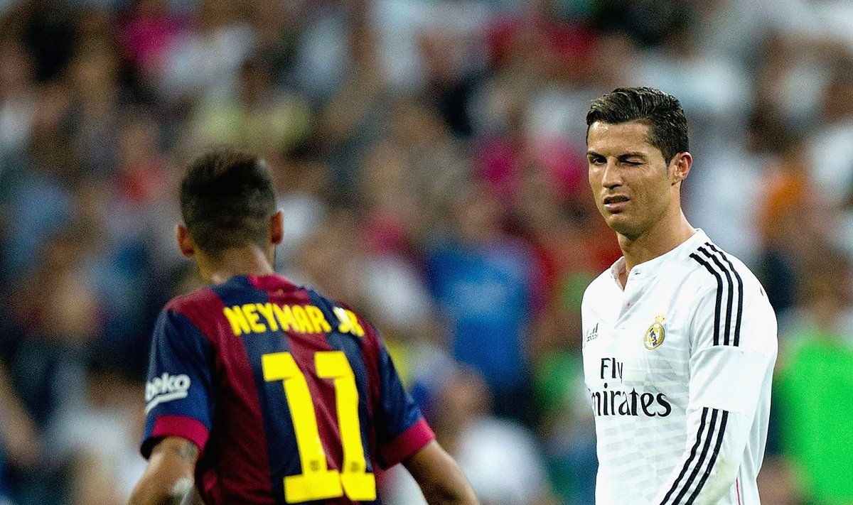 Neymaras ir Cristiano Ronaldo